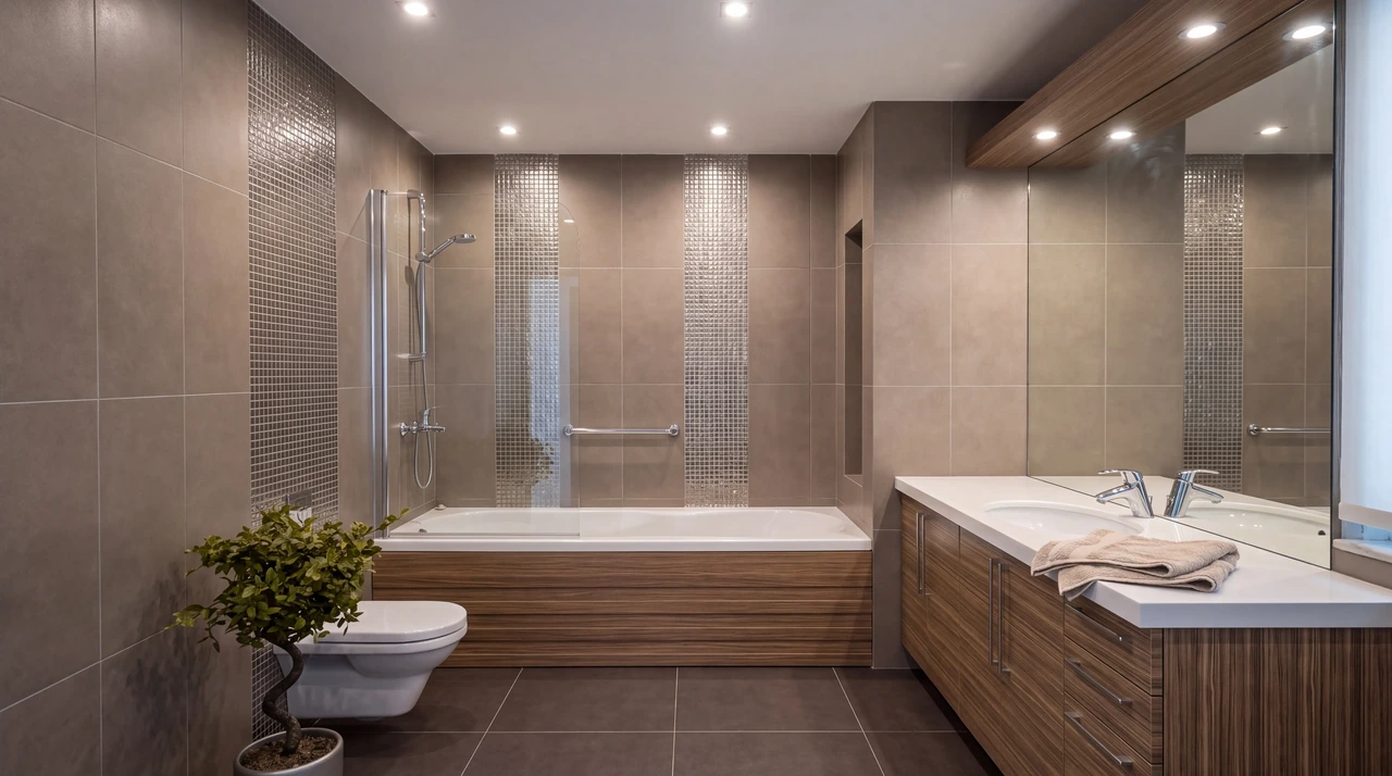 Banyo, örnek daire